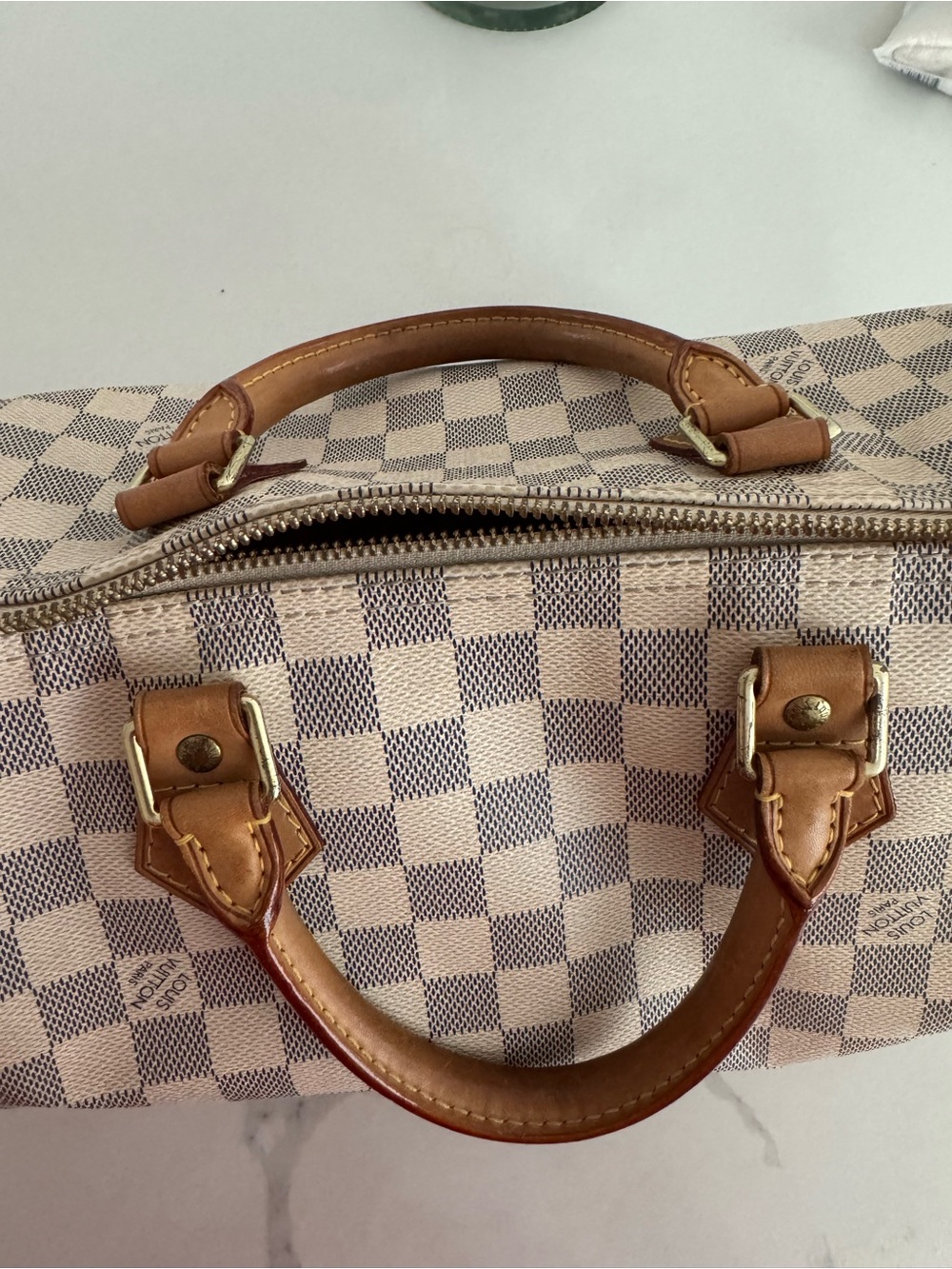 Louis Vuitton Damier Azur Speedy 30 - Picture 9 of 12
